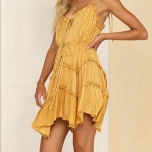 Yellow sun dress
